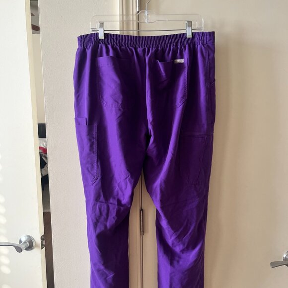 Figs HW Yola Skinny Scrub Pants/Purple/Large/Tall - Picture 5 of 7